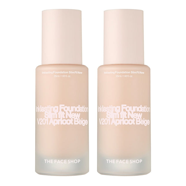THE FACE SHOP  Ink Lasting Foundation Slim Fit New 35ml, 2 Pack