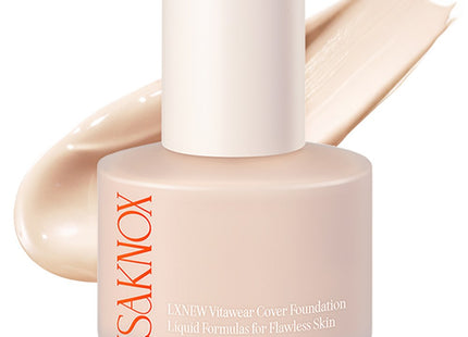 ISA KNOX  LXNEW Vita Wear Cover Foundation 30ml, Shade 19 Pure Beige, 1 Count