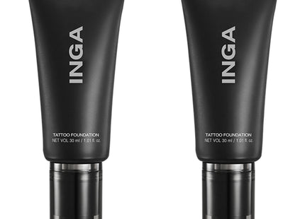 INGA  Tattoo Foundation Ver 3 30ml, 21N Light Beige, 2 Count