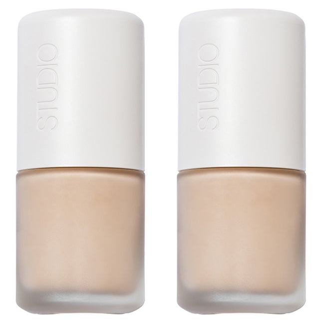 THE SAEM  Studio Slim Fit Foundation 10ml, 21 Bright, Set of 2