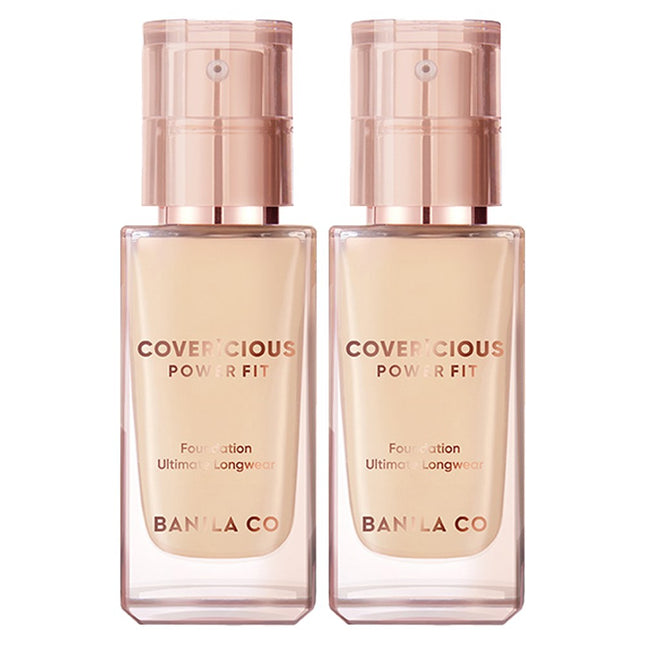 BANILA CO  Covericious Power Fit Foundation 30ml, 23 Medium, 2 Count