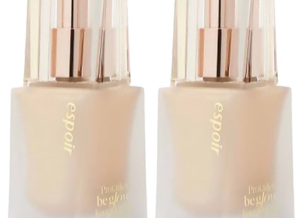 ESPOIR  Pro Tailor Be Glow Liquid Foundation Newclass SPF27 PA++ 30g, Ivory, 2ea