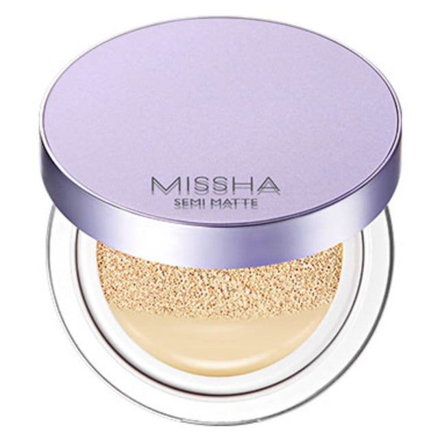 MISSHA  Layering Fit Cushion Foundation Semi Matte 14g, 1 piece, Shade 21 Vanilla