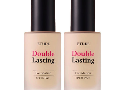 ETUDE  Double Lasting Foundation 30g Amber 2 Pack