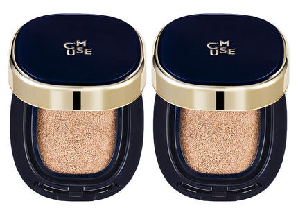 CMUSE  Magic Cushion Cream Foundation SPF50+ PA++++ 17.5g, Case, Shade 21, Set of 2
