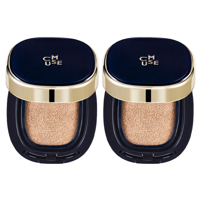 CMUSE  Magic Cushion Cream Foundation SPF50+ PA++++ 17.5g, Case, Shade 21, Set of 2