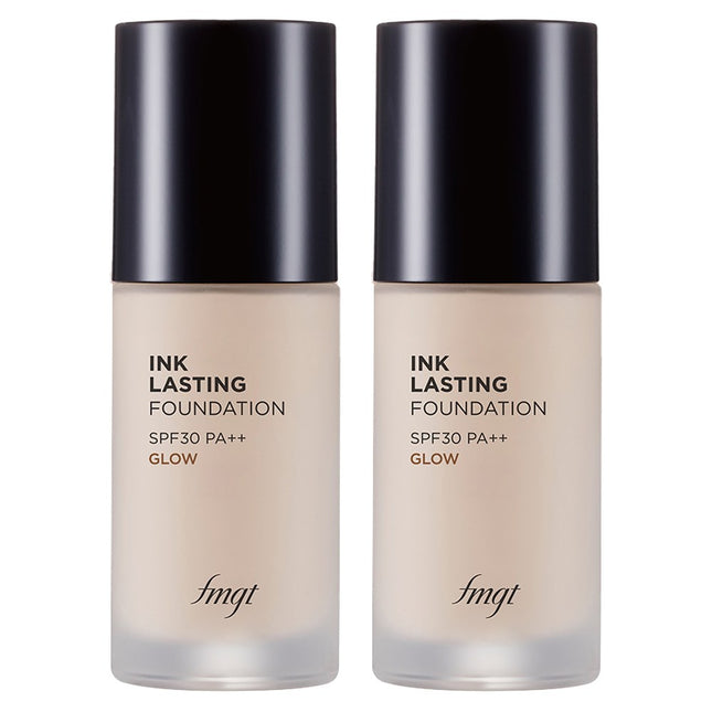 FMGT  Everlasting Foundation Glow 30ml, V201 Apricot Beige, 2 Count