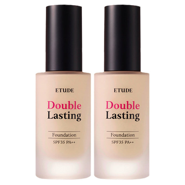 ETUDE Etude Double Lasting Foundation 30g, Tan, 2 Count