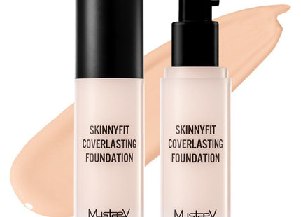 MUSTAEV Mustaev Skinny Fit Coverlasting Foundation 30ml SPF30 PA++, 17 Porcelain, 1pc