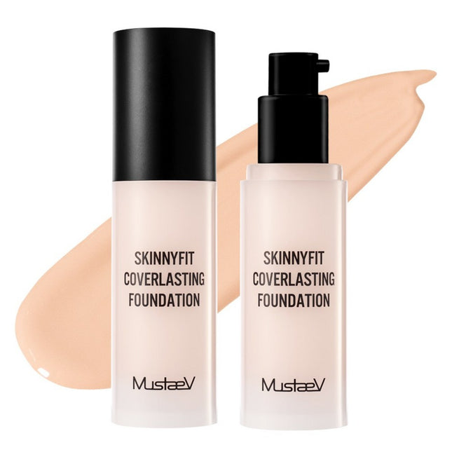 MUSTAEV Mustaev Skinny Fit Coverlasting Foundation 30ml SPF30 PA++, 17 Porcelain, 1pc