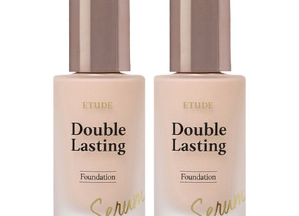 ETUDE HOUSE Double Lasting Serum Skin Foundation 30g, Rosy Pure 13C1, 2 Count