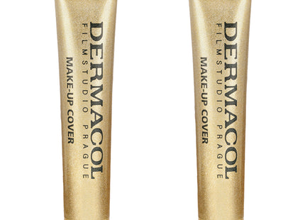 DERMACOL  Make-up Cover Foundation 30g, 210 Warm Beige, 2 Count