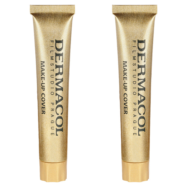 DERMACOL  Make-up Cover Foundation 30g, 210 Warm Beige, 2 Count