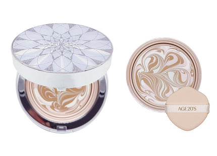 AGETWOVENUS AGE TWO VENUS ESSENCE COVER PACT THE BLOOMING SET BLUE NO.21