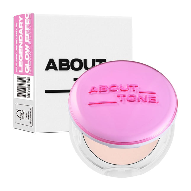 ABOUTTONE  Glow Powder Pact 8g, 1 Count