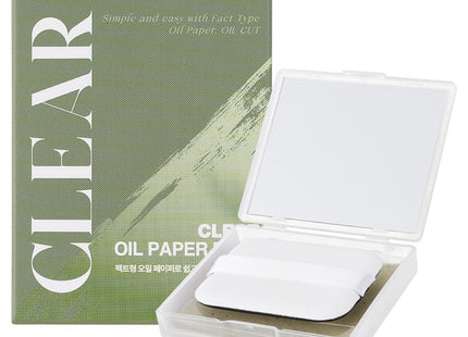 LIRE  Clear Oil Paper Pack 100p, Assorted Colors, 1 Count