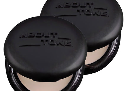 ABOUT TONE  Blur Powder Pact 9g, Light, Set of 2