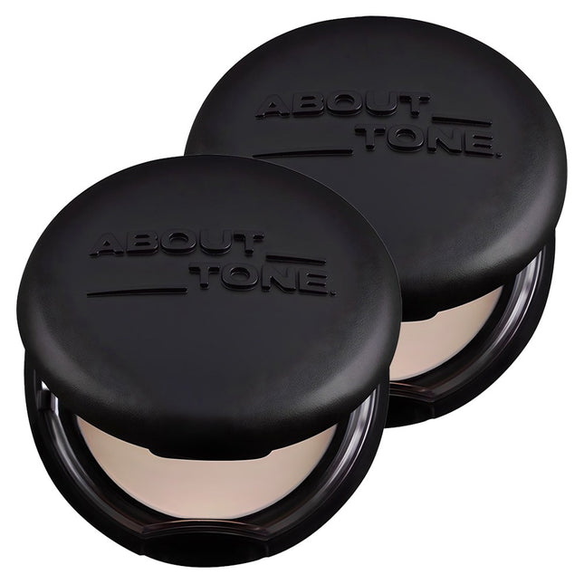 ABOUT TONE  Blur Powder Pact 9g, Light, Set of 2