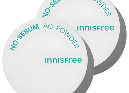 INNISFREE  No-Sebum AC Powder 5g 2count