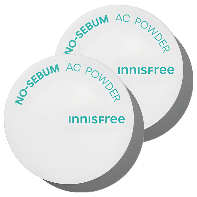 INNISFREE  No-Sebum AC Powder 5g 2count
