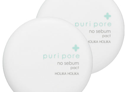 HOLIKA HOLIKA  Puree Pore No-Sebum Pact 2 items