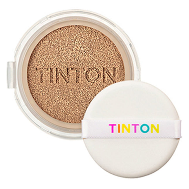 TINTON  All-in-One Fit Pearl Edition Cushion Foundation Refill 12g, Shade 21 Pink Beige, 1 Count