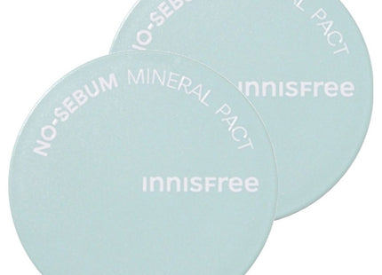 INNISFREE  No-Sebum Mineral Pact Powder 8.5g, 2 count