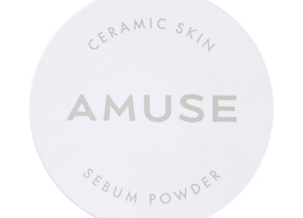 AMUSE  Ceramic Skin Sebum Powder 5g, 01 Clear, 1 count