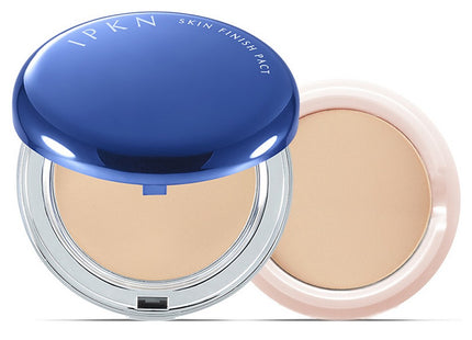 IPKUN  Skin Finish Pact Powder 14g + Refill 11g, No. 21 Nude Beige, 1 Set