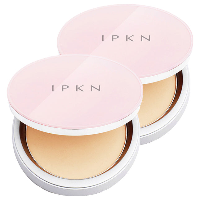 IPKUN  Perfumed Powder Pact 5G Moist Shade 23 Natural Beige 14.5g 2pcs