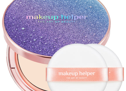 MAKEUP HELPER  Art Pact Original Pro Finish Aurora Moonlight 25g + Dedicated Puff, 21 Natural Beige, 1 Count