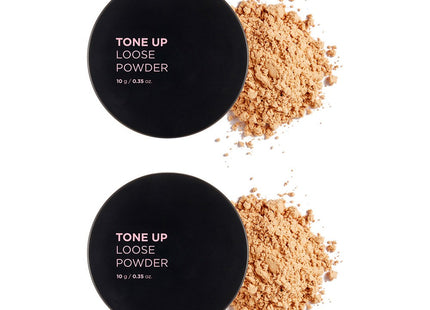 THE FACE SHOP Tone Up Rouge Powder 10g, V201 Apricot Beige, 2ea