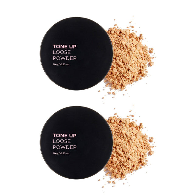 THE FACE SHOP Tone Up Rouge Powder 10g, V201 Apricot Beige, 2ea