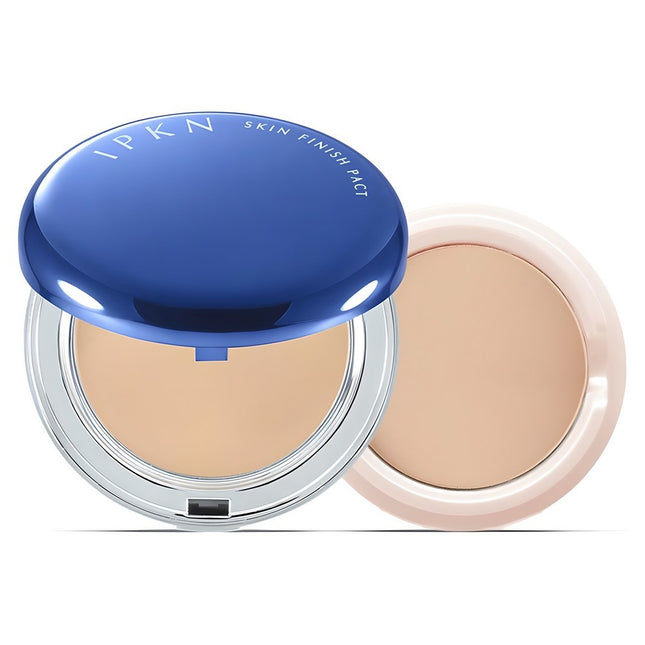 IEUPKEUN  Skin Finish Pact Powder 14g + Refill 11g, Natural Beige 23, 1 Count