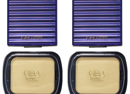 GEO  Sempre C Water Two Way Cake 10.5g, 23 Natural Beige, 2ea