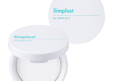 TONYMOLY  Simplast Blotting Paper Pact 4.5g White 2 Count