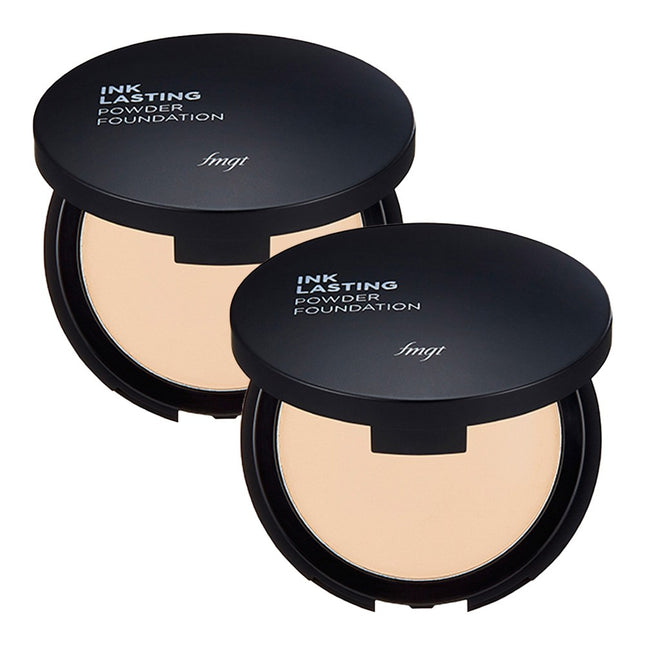 THE FACE SHOP  Ink Lasting Powder Foundation 9g, V203, 2 Count