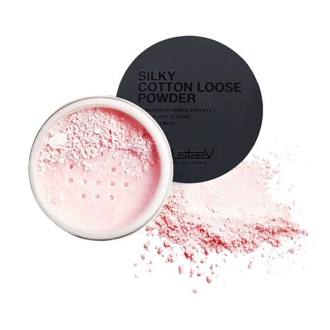 MUSTAEV  Silky Cotton Loose Powder 15g, 02 Baby Pink, 1 pc