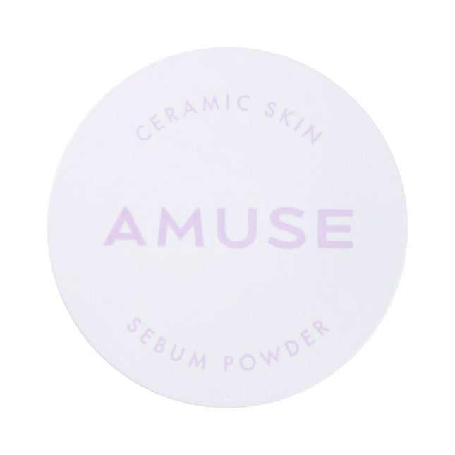 AMUSE  Ceramic Skin Sebum Powder 5g, 02 Lavender, 1 count