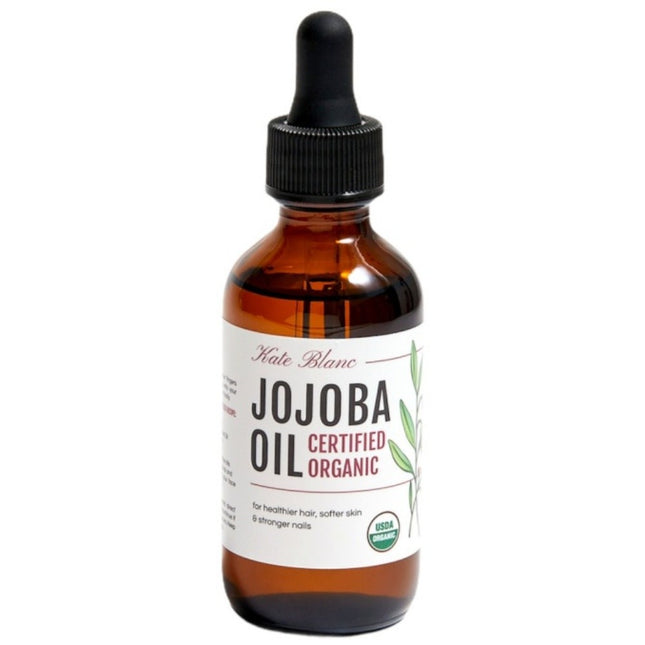 KATE BLANC  USDA Organic Jojoba Oil 100% Pure Unrefined Cold-Pressed, 120ml, 1 Bottle