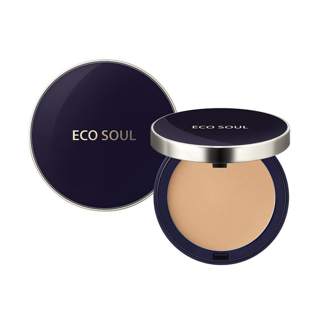 ECO SOUL Eco Soul Perfect Cover Pact 11g, 23 Natural Beige, 1 piece