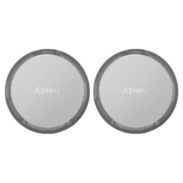 APIEU  Water Lock Finisher Super Velvet Cushion 13g, White, 2 Count