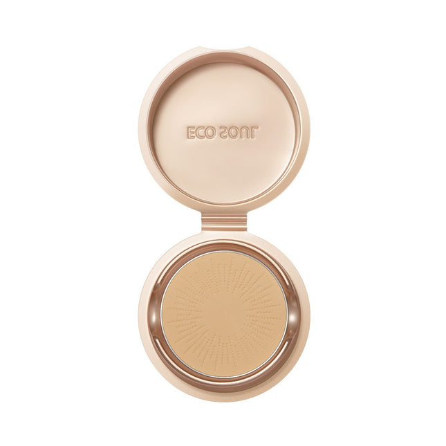 ECO SOUL Luxury Gold Pact Refill 9g, 21 Light Beige, 1 Count