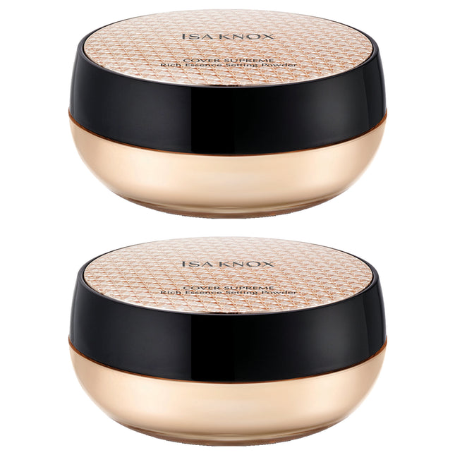 ISA KNOX  Cover Supreme Rich Essence Setting Powder 30g, 23 Natural Beige, 2 Count