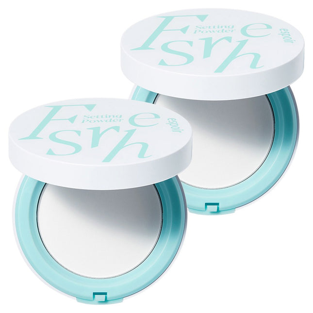ESPOIR  Fresh Setting Powder 9g, White, 2 Count