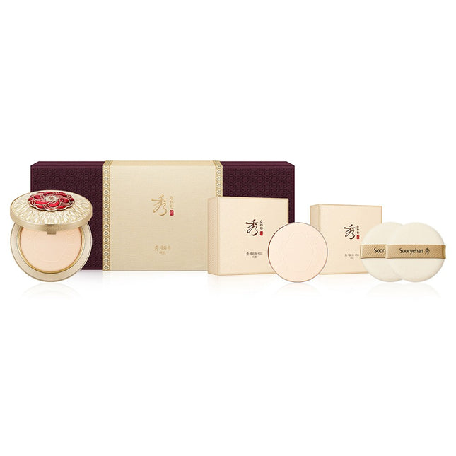SURYEOHAN  Chaehwahyoon Pact 20g + Refill 20g + Puff 2p Set, Shade 23