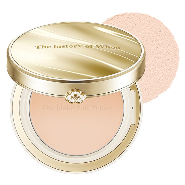 THE HISTORY OF WHOO  Gongjinhyang Mi Luxury Two-Way Pact SPF25 PA++, No. 1 Light Beige, 1 count