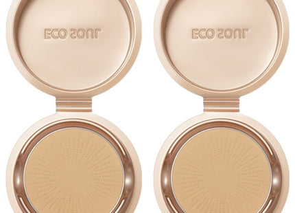 ECO SOUL LUXURY GOLD PACT REFILL  9g, 21 Light Beige, 2 Count