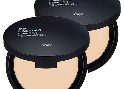 THE FACE SHOP Ink Lasting Powder Foundation 9g, V201, Set of 2