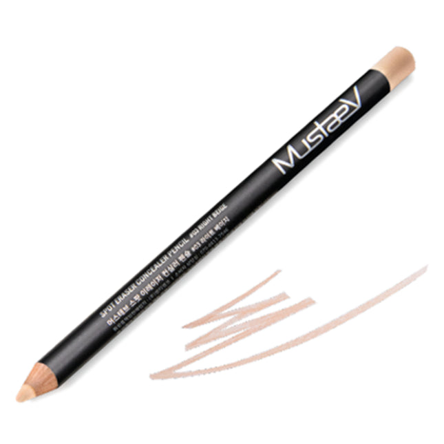 MUSTEV  Spot Eraser Concealer Pencil 2.5g, Light Beige No. 03, 1 Count